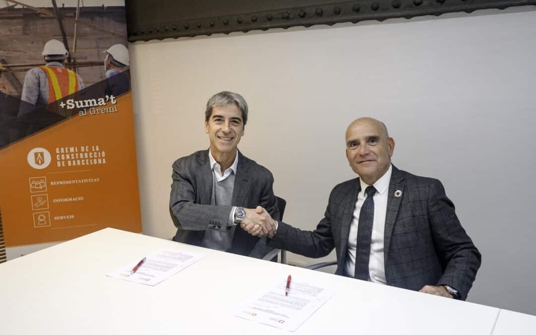 Catalonia Ceramic | Catalonia Ceramic i el Gremi de la Construcció de Barcelona signen un acord per impulsar la construcció sostenible