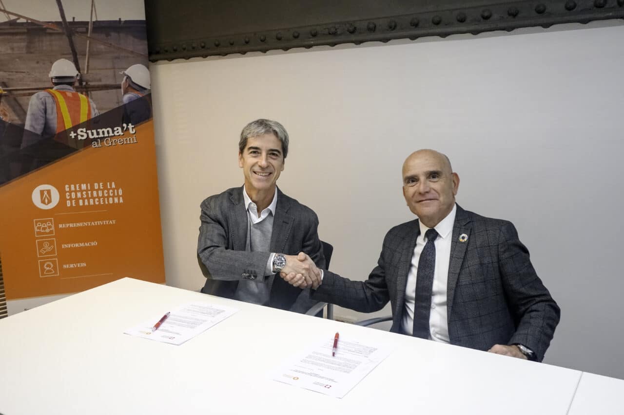 Catalonia Ceramic y el Gremi de la Construcció de Barcelona firman un acuerdo para impulsar la construcción sostenible